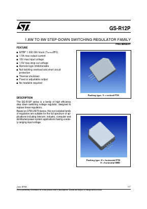 GS-R12P0331.5 Datasheet PDF STMicroelectronics