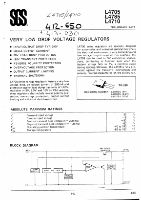L4785CV Datasheet PDF STMicroelectronics