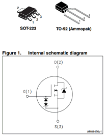 1NK60Z Datasheet PDF STMicroelectronics