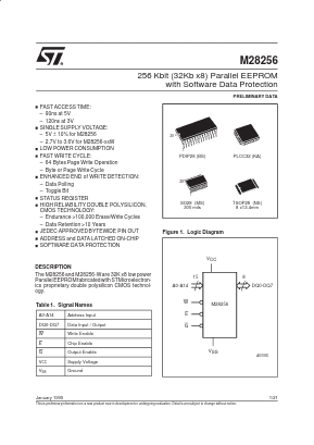 M28256-25NS6 Datasheet PDF STMicroelectronics