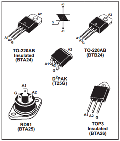 BTB24-600BW Datasheet PDF STMicroelectronics