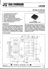 L6232B Datasheet PDF STMicroelectronics