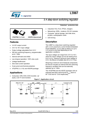 L5987 Datasheet PDF STMicroelectronics