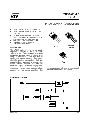 L7818ACF Datasheet PDF STMicroelectronics