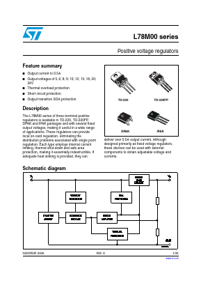 L78M12 Datasheet PDF STMicroelectronics