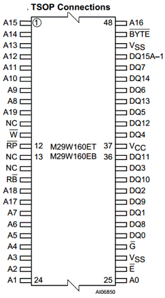 M29W160EB90N6F Datasheet PDF STMicroelectronics
