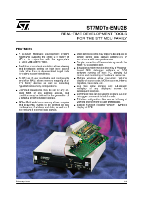 ST72171K2 Datasheet PDF STMicroelectronics