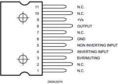 TDA7253 Datasheet PDF STMicroelectronics