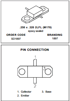 SD1897 Datasheet PDF STMicroelectronics