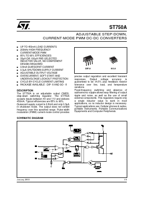 ST750AC Datasheet PDF STMicroelectronics