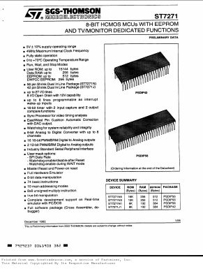 ST7271N5 Datasheet PDF STMicroelectronics
