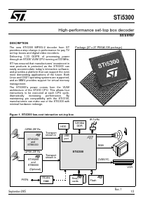 STI5300 Datasheet PDF STMicroelectronics