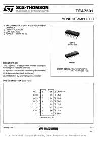 TEA7531DP Datasheet PDF STMicroelectronics