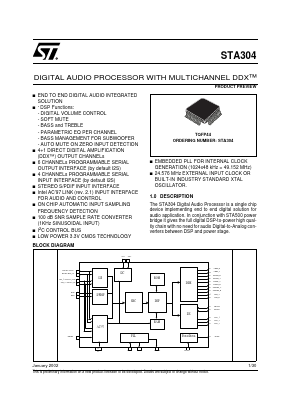 STA304 Datasheet PDF STMicroelectronics