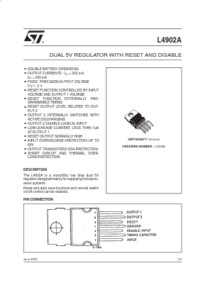 L4902A Datasheet PDF STMicroelectronics