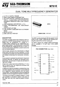 M761E Datasheet PDF STMicroelectronics