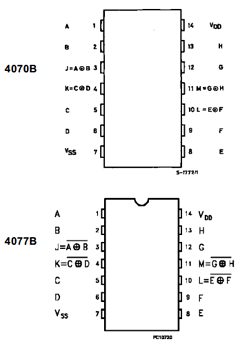 HCF4070BC1 Datasheet PDF STMicroelectronics
