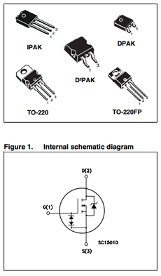 STU3N62K3 Datasheet PDF STMicroelectronics