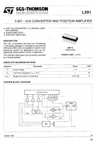 L291 Datasheet PDF STMicroelectronics