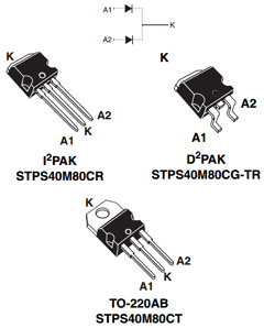 STPS40M80C Datasheet PDF STMicroelectronics