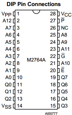 M2764A-3F1 Datasheet PDF STMicroelectronics