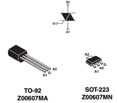 Z00607MA2BL2 Datasheet PDF STMicroelectronics