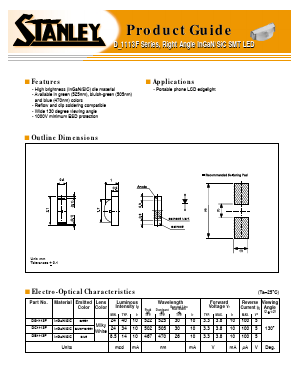 DC1113F Datasheet PDF STANLEY ELECTRIC CO.,LTD.