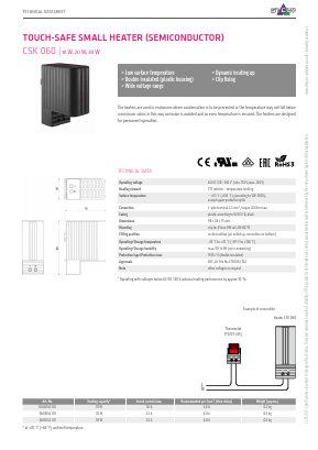 06030.0-00 Datasheet PDF STEGO Elektrotechnik GmbH