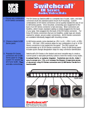 ECP8PKG Datasheet PDF Switchcraft, Inc.