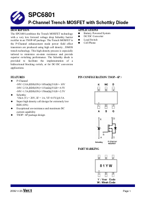 SPC6801 Datasheet PDF SYNC POWER Crop.