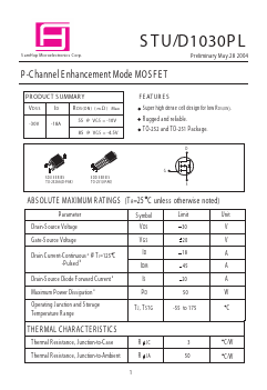 STD1030PL Datasheet PDF Samhop Mircroelectronics
