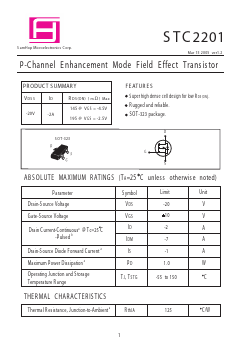 STC2201 Datasheet PDF Samhop Mircroelectronics