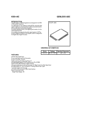 KS0118C Datasheet PDF Samsung