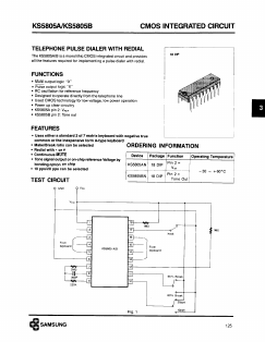 KS5805A Datasheet PDF Samsung