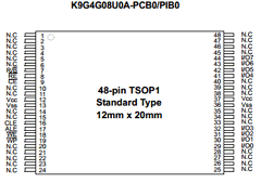 K9G4G08U0A Datasheet PDF Samsung