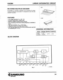 KA2264 Datasheet PDF Samsung
