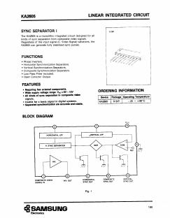KA2605 Datasheet PDF Samsung