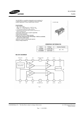 KS2206B Datasheet PDF Samsung