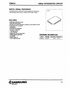 KS9210 Datasheet PDF Samsung