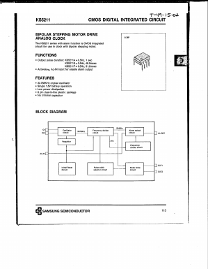 KS5211E Datasheet PDF Samsung