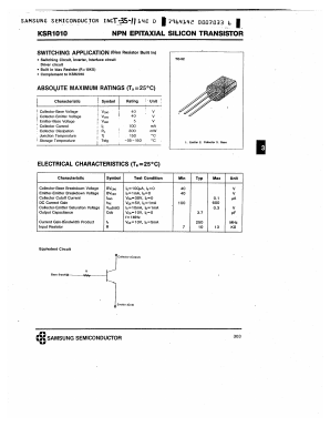 KSR1010 Datasheet PDF Samsung
