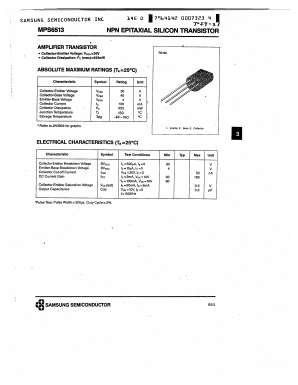 MPS6513 Datasheet PDF Samsung