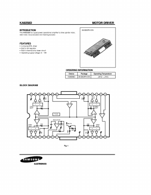 KA9258D Datasheet PDF Samsung