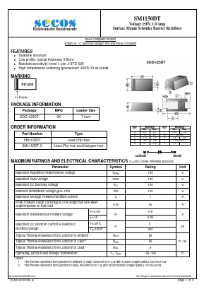 SM1150DT-C Datasheet PDF Secos Corporation.