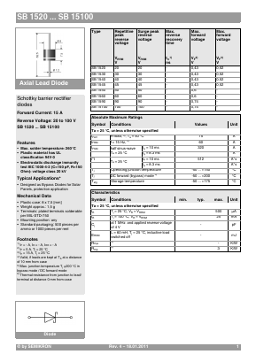 SB1550 Datasheet PDF Semikron