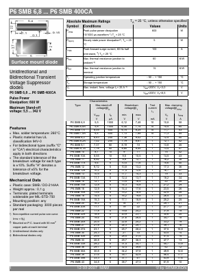 P6SMB62A Datasheet PDF Semikron