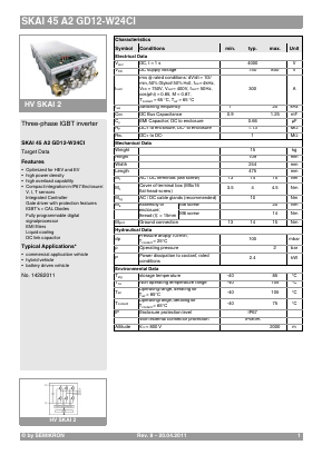 SKAI45A2GD12-W24CI Datasheet PDF Semikron