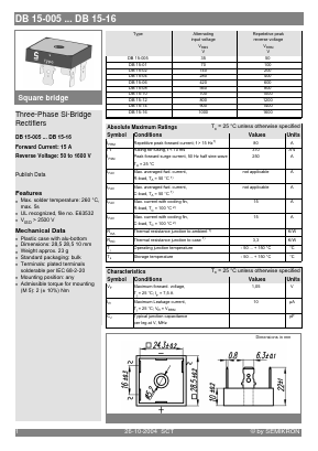 DB15-005 Datasheet PDF Semikron