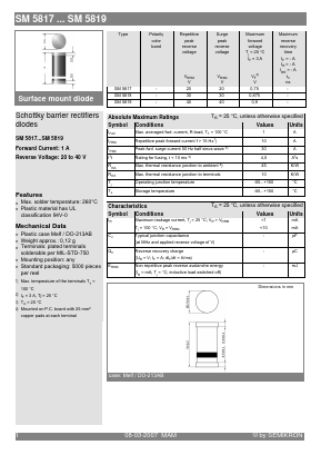 SM5819 Datasheet PDF Semikron