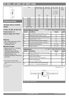 UF4002 Datasheet PDF Semikron